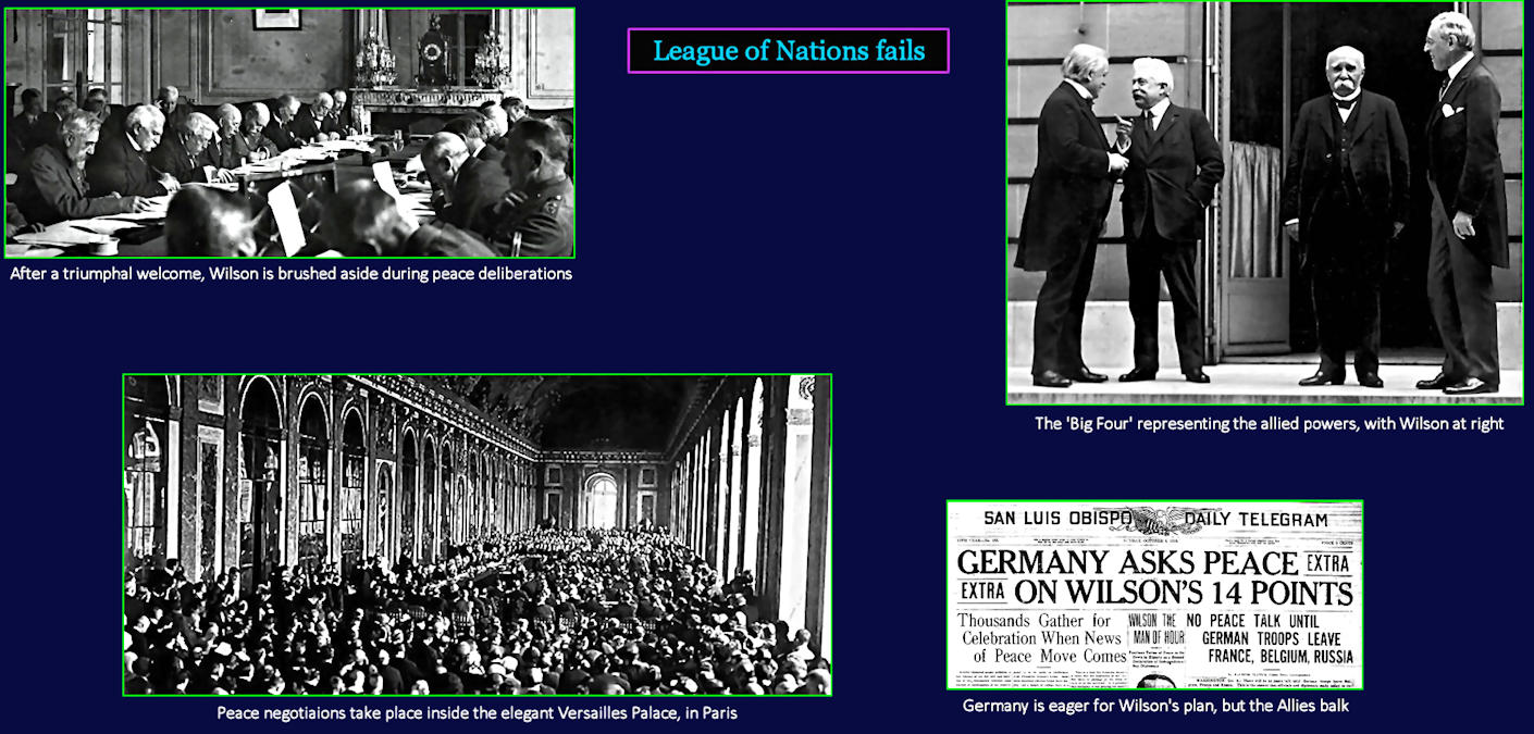 Versailles and League of Nations, 1918